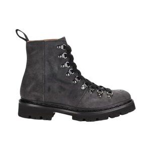 NWT Grenson Women's Nanette Leather Hiking Style Boots - Vintage Black Multiple